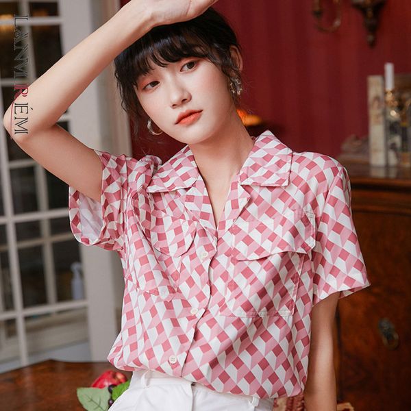 women plaid shirts turn-down collar summer all-match short sleeve casual outerwear female 2d1782 210507, White
women plaid shirts turn-down collar summer all-match short sleeve casual outerwear female 2d1782 210507, White