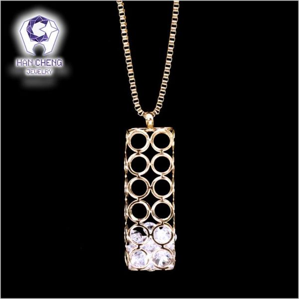 pendant necklaces fashion statement necklace women long plated gold chain cuboid circle hollow filling rhinestone & pendants jewelry, Silver
pendant necklaces fashion statement necklace women long plated gold chain cuboid circle hollow filling rhinestone & pendants jewelry, Silver