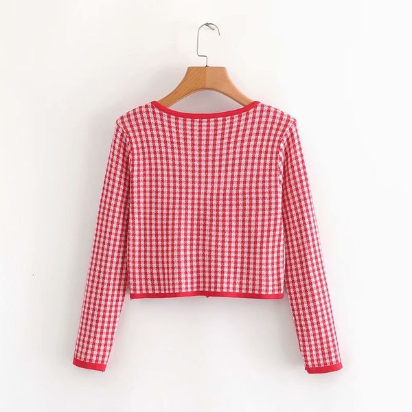 sweaters women's cardigan red round neck plaid knit harajuku korean simplicity sweet western chic female sweater, White;black
sweaters women's cardigan red round neck plaid knit harajuku korean simplicity sweet western chic female sweater, White;black
