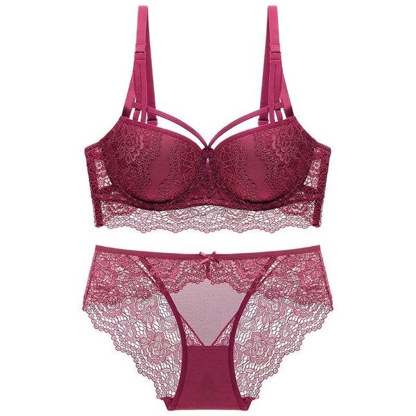 bras sets lingerie set women lace three quarters adjusted-straps push up underwire bra panty, Red;black
bras sets lingerie set women lace three quarters adjusted-straps push up underwire bra panty, Red;black