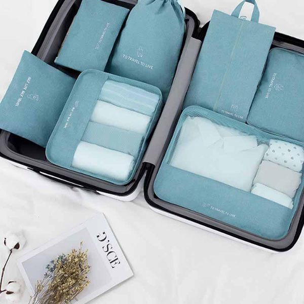 storage bags 7-piece travel set, suitcase accessories, multi-functional bag, clothes and toiletries classification organizer
storage bags 7-piece travel set, suitcase accessories, multi-functional bag, clothes and toiletries classification organizer