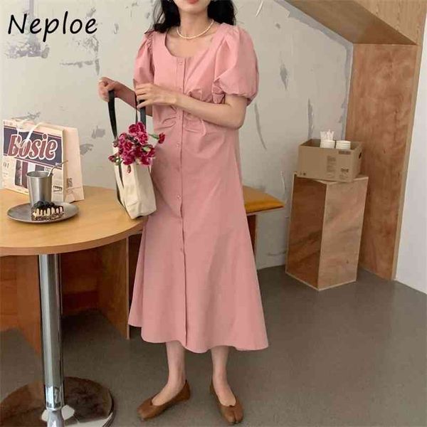 korean pleatdesign candy color dress women square collar puff short sleeve long vestidos high waist hip a line slim robe 210422, Black;gray
korean pleatdesign candy color dress women square collar puff short sleeve long vestidos high waist hip a line slim robe 210422, Black;gray