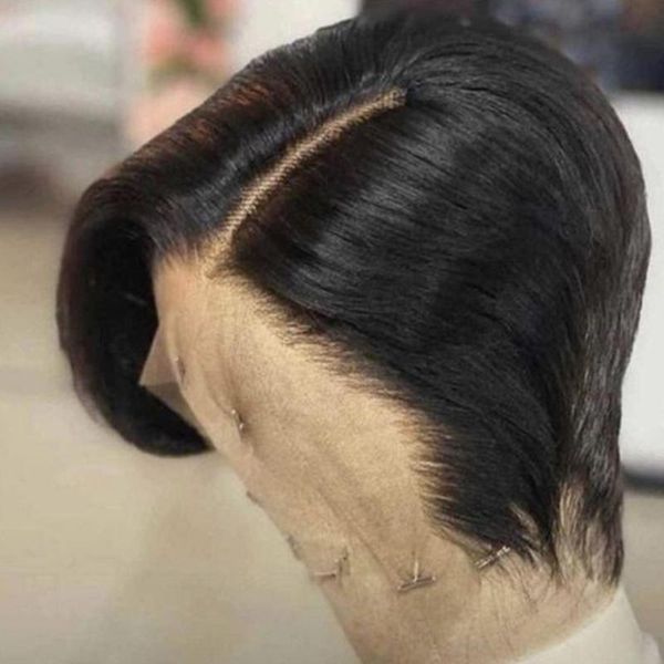 lace wigs short pixie cut wig human hair side part straight bob 13x1 brazilian13x1 t, Black;brown
lace wigs short pixie cut wig human hair side part straight bob 13x1 brazilian13x1 t, Black;brown
