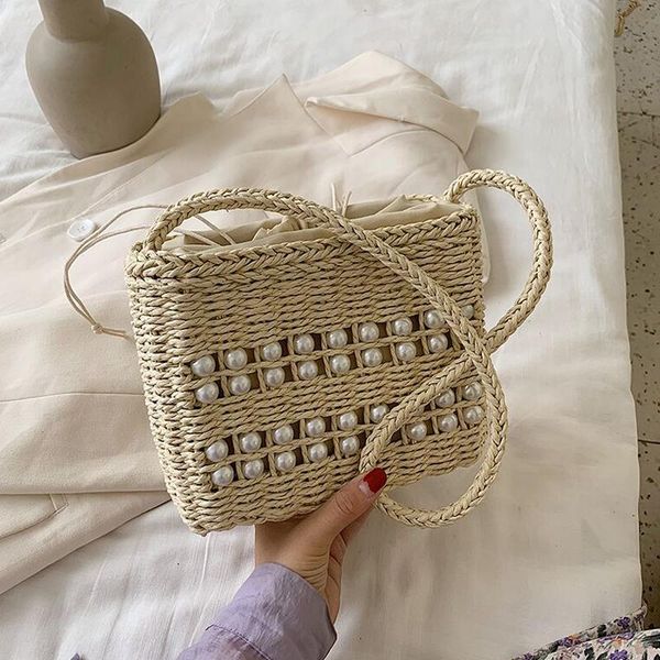 pearl straw woven bag design summer 2021 ladies shoulder travel simple handbag large-capacity bohemian style bags
pearl straw woven bag design summer 2021 ladies shoulder travel simple handbag large-capacity bohemian style bags