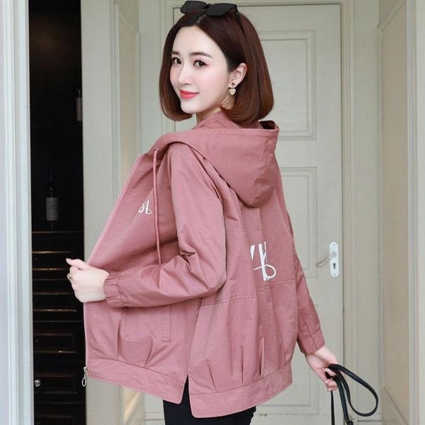 women's jackets 2021 autumn women jacket hooded causal windbreaker female loose basic coat zipper lightweight outwear plus size 5xl, Black;brown
women's jackets 2021 autumn women jacket hooded causal windbreaker female loose basic coat zipper lightweight outwear plus size 5xl, Black;brown