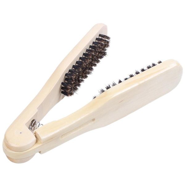 hair brushes diy salon hairdressing straightener wooden anti-static dual-brush comb, Silver
hair brushes diy salon hairdressing straightener wooden anti-static dual-brush comb, Silver