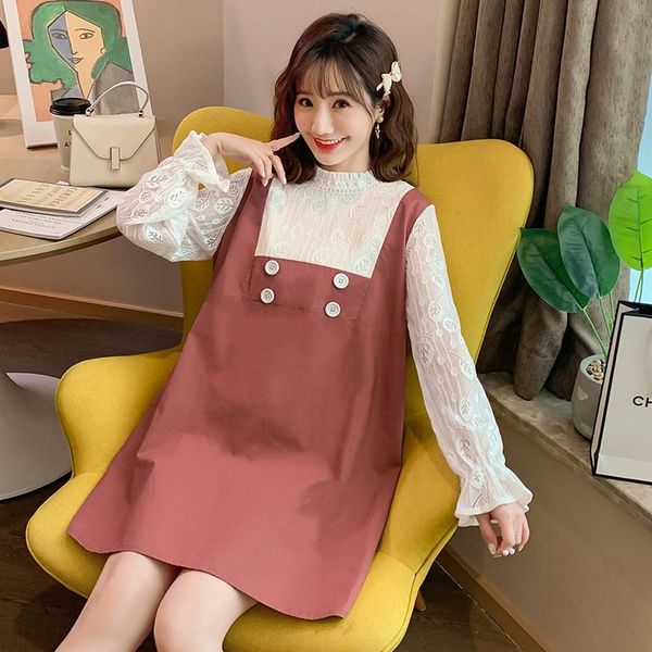 maternity dresses 8836# clothes spring autumn long sleeve false two-piece loose stylish dress for pregnant women mom, White
maternity dresses 8836# clothes spring autumn long sleeve false two-piece loose stylish dress for pregnant women mom, White