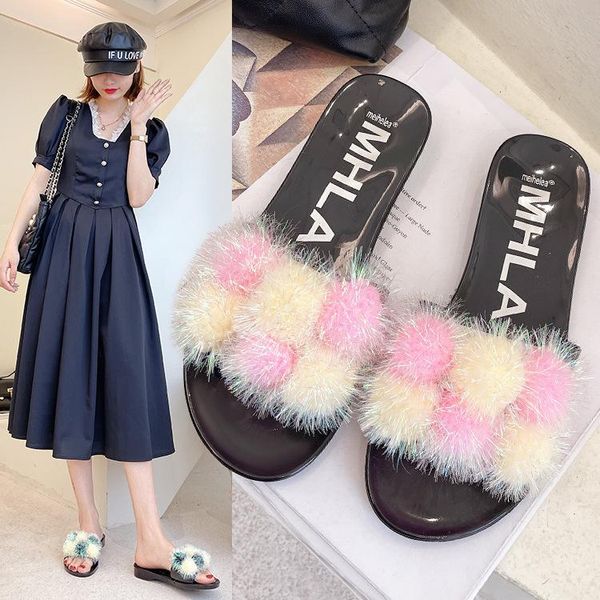 slippers fur shoes ladies' platform slipers women shale female beach low plush flat summer 2021 sabot rome pu slides hoof heels, Black
slippers fur shoes ladies' platform slipers women shale female beach low plush flat summer 2021 sabot rome pu slides hoof heels, Black