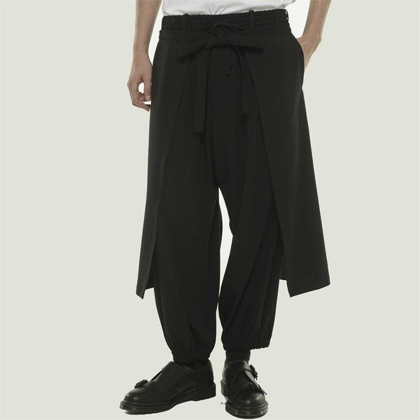 men of spring and summer fund is false two skirt trousers leisure loose knickerbockers comfortable tide pure color men's pants, Black
men of spring and summer fund is false two skirt trousers leisure loose knickerbockers comfortable tide pure color men's pants, Black