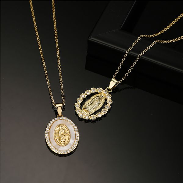 pendant australian ancient classic religious jewelry copper plated 18k gold zircon virgin mary pendant necklace female, Silver
pendant australian ancient classic religious jewelry copper plated 18k gold zircon virgin mary pendant necklace female, Silver