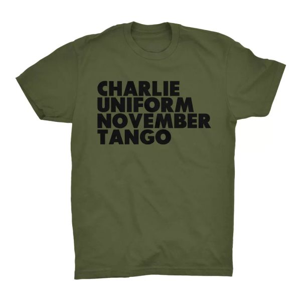 charlie uniform november tango t shirt c unt stag party birthday gift novelty, White;black
charlie uniform november tango t shirt c unt stag party birthday gift novelty, White;black