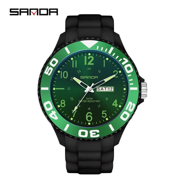 wristwatches sanda watch men 5atm waterproof thin light green quartz sports wristwatch man relogio masculino 6051, Slivery;brown
wristwatches sanda watch men 5atm waterproof thin light green quartz sports wristwatch man relogio masculino 6051, Slivery;brown