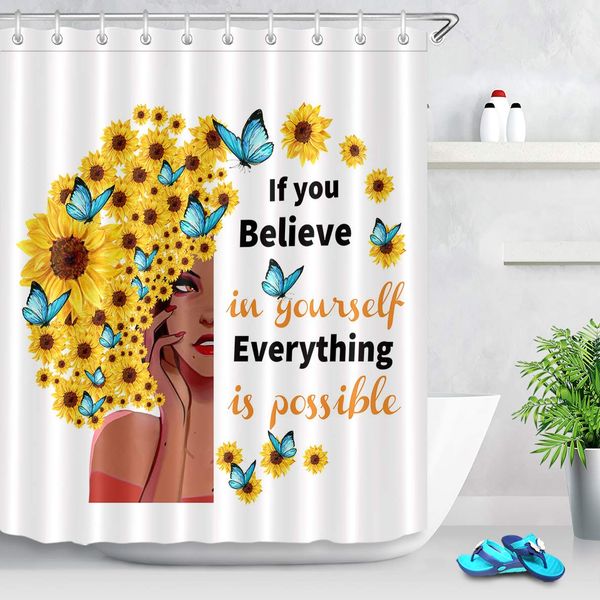 african woman shower curtain sunflower butterflies with motivation quote shower curtain with words on white backdrop 60x72
african woman shower curtain sunflower butterflies with motivation quote shower curtain with words on white backdrop 60x72
