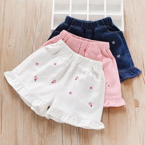 teenage girls cotton embroidery shorts 2021 elastic waist pockets ruffles short pants for toddler children clothing 8, Black
teenage girls cotton embroidery shorts 2021 elastic waist pockets ruffles short pants for toddler children clothing 8, Black