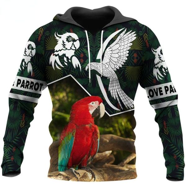 men's hoodies & sweatshirts cloocl love parrot men hoodie animal macaw 3d printed autumn long sleeve hooded pullover hip hop streetwe, Black
men's hoodies & sweatshirts cloocl love parrot men hoodie animal macaw 3d printed autumn long sleeve hooded pullover hip hop streetwe, Black