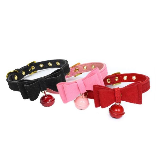 cat collars & leads pet adjustable bowknot collar comfortable pu leather bell necklace puppy kitten double accessories
cat collars & leads pet adjustable bowknot collar comfortable pu leather bell necklace puppy kitten double accessories