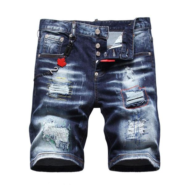 men's jeans original summer style brand men slim short denim trousers button stripe blue hole shorts size 40
men's jeans original summer style brand men slim short denim trousers button stripe blue hole shorts size 40