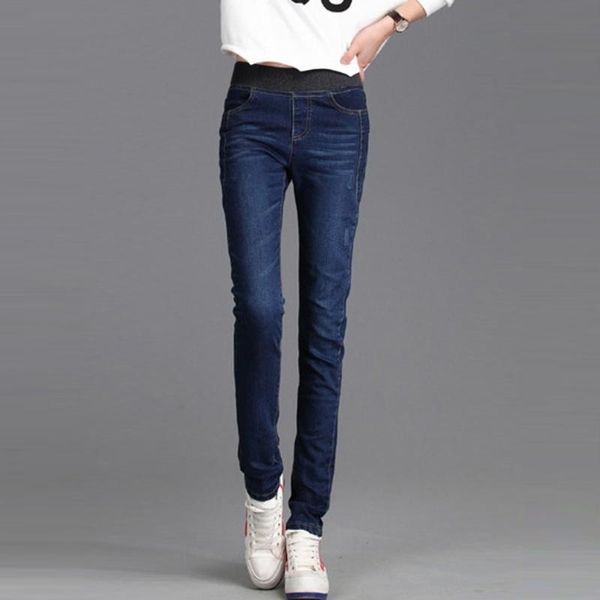 women's jeans oversized solid color fashion women loose high waist casual elastic pencil pants plus size#g30, Blue
women's jeans oversized solid color fashion women loose high waist casual elastic pencil pants plus size#g30, Blue