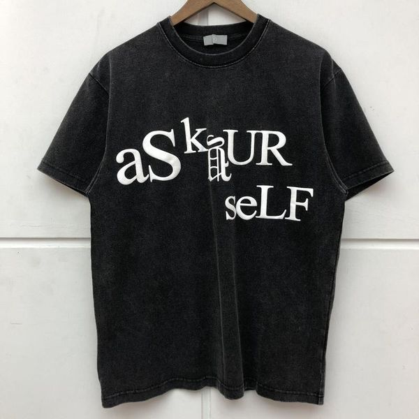 men's t-shirts men women heavy fabric vintage letters printed askyurself tee logo t-shirt, White;black
men's t-shirts men women heavy fabric vintage letters printed askyurself tee logo t-shirt, White;black