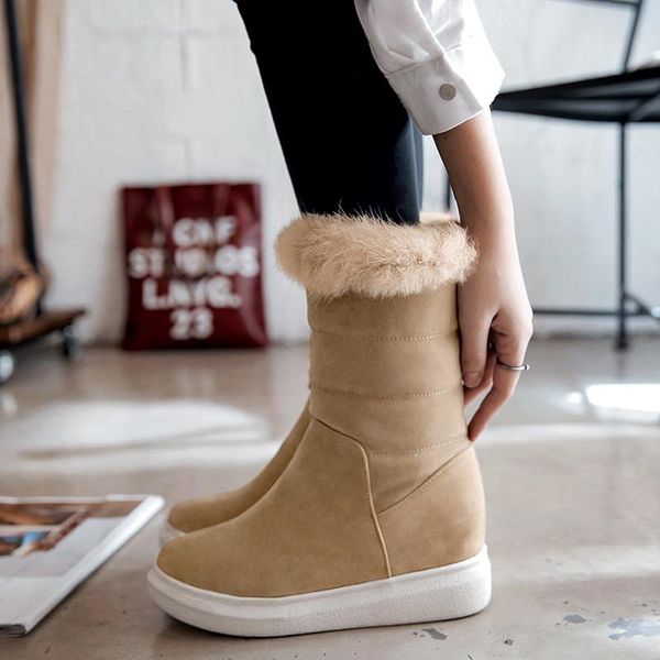 boots women's shoes 2021 winter plush snow solid black gray round head flat sole adhesive women
boots women's shoes 2021 winter plush snow solid black gray round head flat sole adhesive women