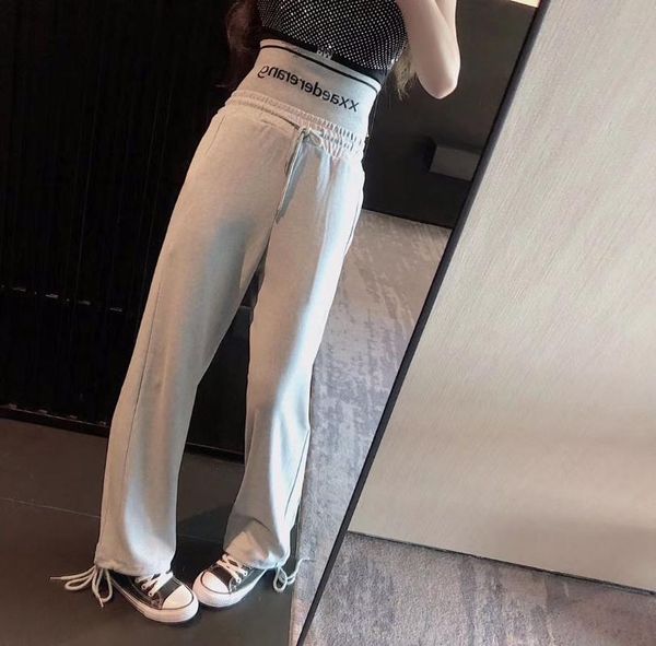 women's pants & capris 2021 high-end design summer/autumn high waist sports casual letter logo lace-up trousers, Black;white
women's pants & capris 2021 high-end design summer/autumn high waist sports casual letter logo lace-up trousers, Black;white