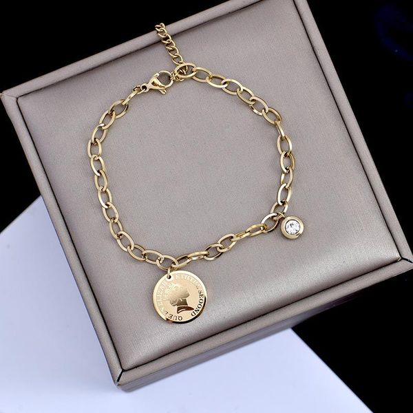 1pc/bag queen style waterproof girls bracelet fairy colourfast titanium steel ladies beauty ornaments jewelry ssl0011, Golden;silver
1pc/bag queen style waterproof girls bracelet fairy colourfast titanium steel ladies beauty ornaments jewelry ssl0011, Golden;silver