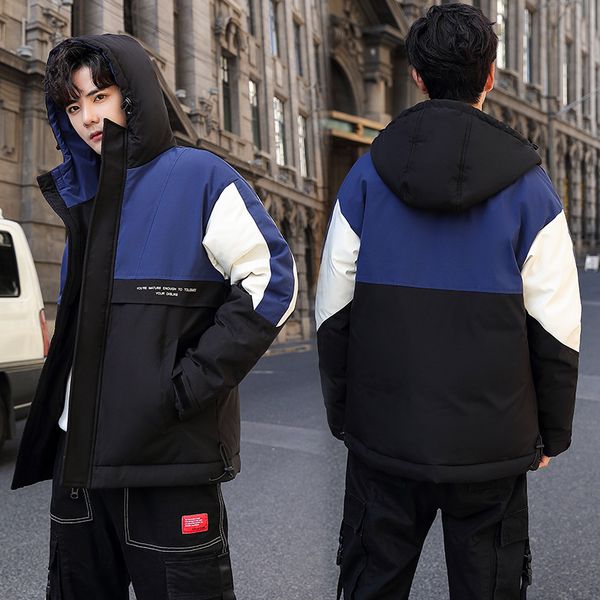men's short designer down parkas color patchwork 2021 warm winter trendy coats fashion jacket trend plus size outerwear thick jackets f, Black
men's short designer down parkas color patchwork 2021 warm winter trendy coats fashion jacket trend plus size outerwear thick jackets f, Black
