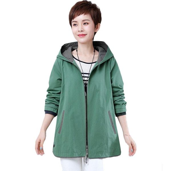 women's trench coats spring autumn women coat hooded mid-long cotton outerwear plus size 4xl middle-aged female windbreaker, Tan;black
women's trench coats spring autumn women coat hooded mid-long cotton outerwear plus size 4xl middle-aged female windbreaker, Tan;black