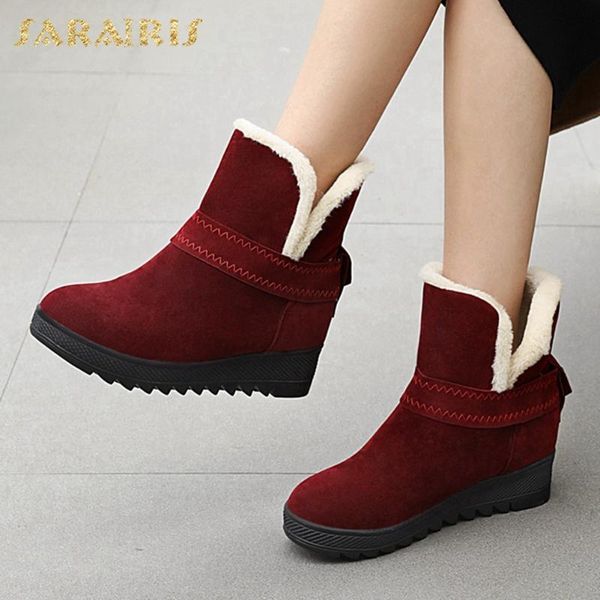 boots sarairis 2021 fashion skidproof warm winter women shoes platform add fur wedge heels comfy dropship ladies, Black
boots sarairis 2021 fashion skidproof warm winter women shoes platform add fur wedge heels comfy dropship ladies, Black