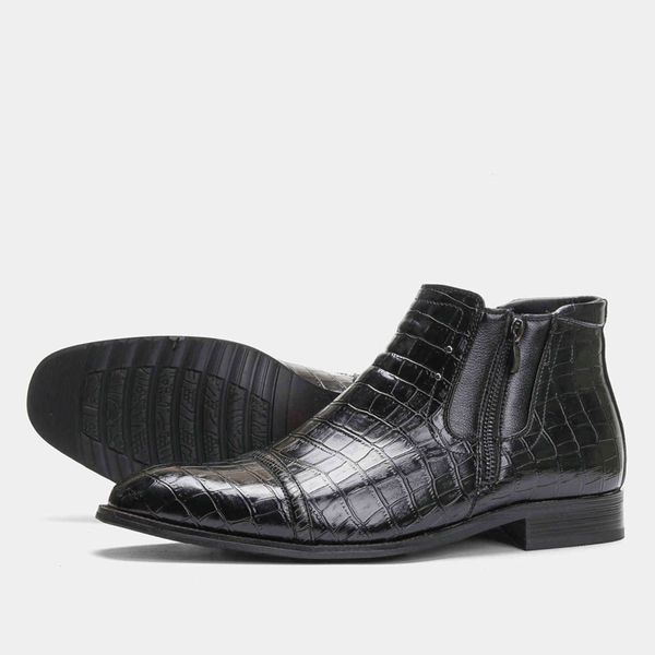 dress shoes spring and autumn men's martin boots all-match business casual short british embossed velvet warm leather ossr, Black
dress shoes spring and autumn men's martin boots all-match business casual short british embossed velvet warm leather ossr, Black