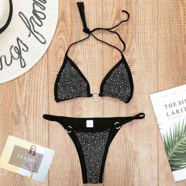 2021 new shiny crystal diamond women swimsuit female brazilian swimwear rings mini bikini set micro halter bathing suiting
2021 new shiny crystal diamond women swimsuit female brazilian swimwear rings mini bikini set micro halter bathing suiting