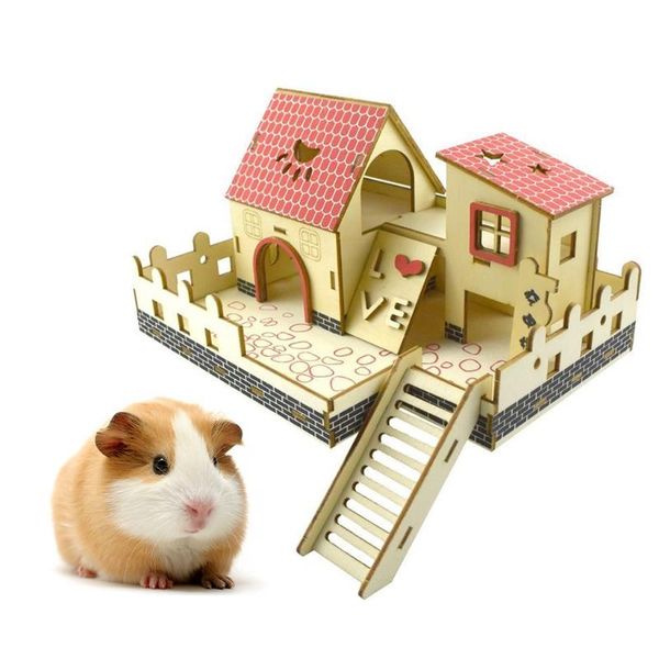 small animal supplies pet rat hamster villa nest sleeping bed house platform climbing ladder mini hideout wooden slide diy assemble hut
small animal supplies pet rat hamster villa nest sleeping bed house platform climbing ladder mini hideout wooden slide diy assemble hut