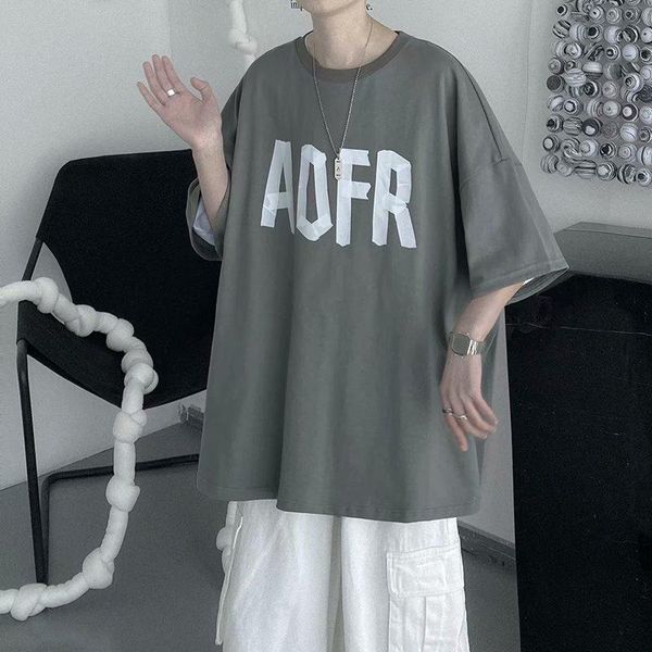 men's t-shirts short sleeve and half t-shirt tide brand simple versatile summer hong kong wind loose boys', White;black
men's t-shirts short sleeve and half t-shirt tide brand simple versatile summer hong kong wind loose boys', White;black