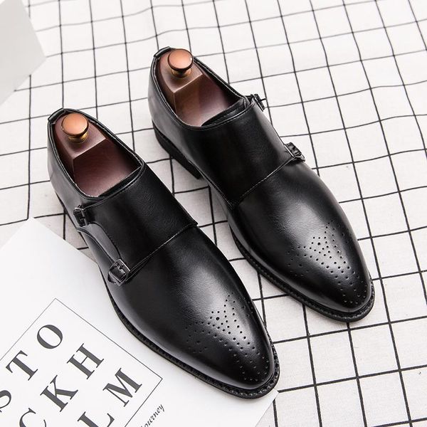 dress shoes business fashion leather bullock british style casual men comfortable luxury office hjk8, Black
dress shoes business fashion leather bullock british style casual men comfortable luxury office hjk8, Black