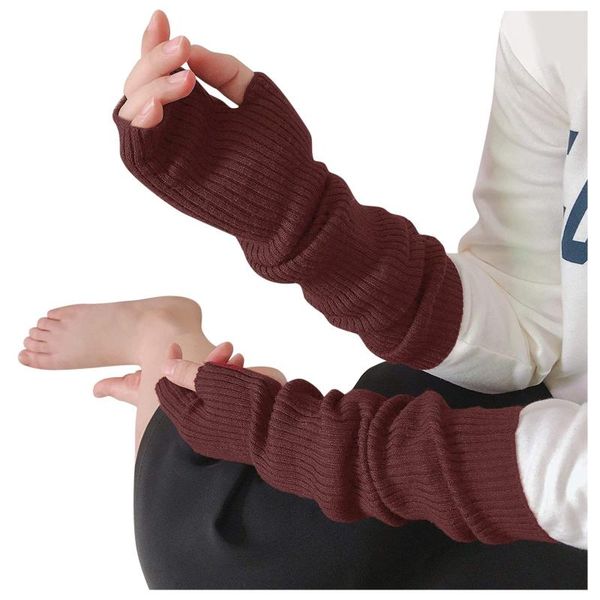 sports gloves punk gothic fingerless cuff women men ninja sport outdoor elbow length mittens fashion knitted stretch arm warmer, Black
sports gloves punk gothic fingerless cuff women men ninja sport outdoor elbow length mittens fashion knitted stretch arm warmer, Black