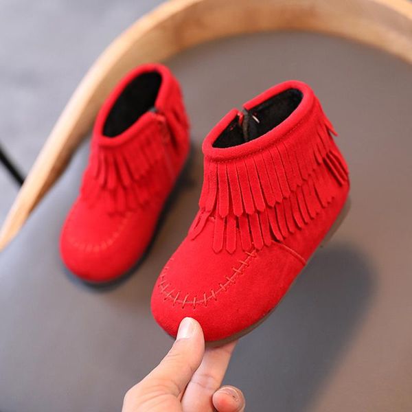 first walkers boots for kids baby infant girls boys winter fringe tassel ankle snow warm shoes toddler soft soled anti-slip
first walkers boots for kids baby infant girls boys winter fringe tassel ankle snow warm shoes toddler soft soled anti-slip