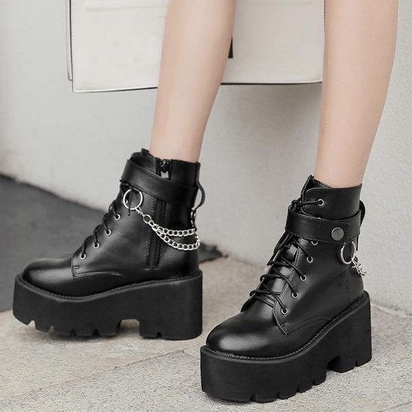 boots women fashion combat boot punk gothic woman shoes metal button female motorcycle ladies black high heel
boots women fashion combat boot punk gothic woman shoes metal button female motorcycle ladies black high heel
