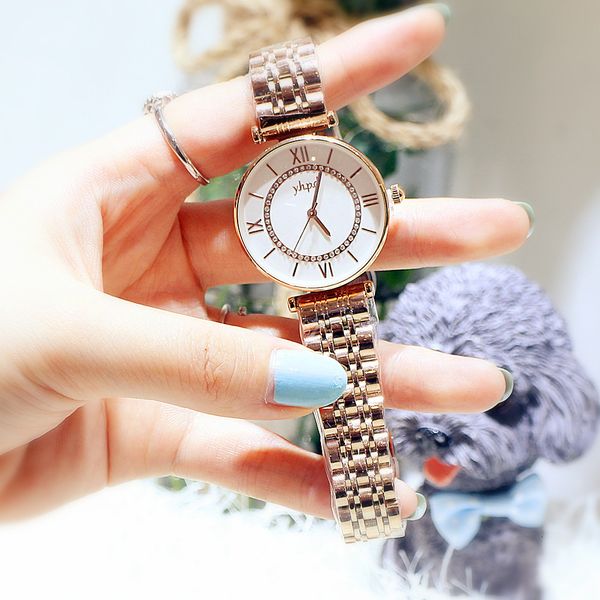 watch fashion trend korean women's diamond band bracelet quartz waterproof student, Slivery;brown
watch fashion trend korean women's diamond band bracelet quartz waterproof student, Slivery;brown