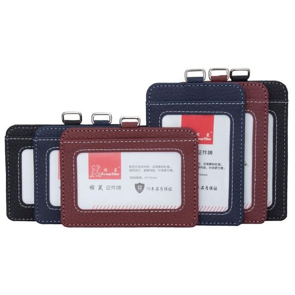 card holders 2021 office id badges for women pvc leather holder without lanyard certificates case admission cover, Brown;gray
card holders 2021 office id badges for women pvc leather holder without lanyard certificates case admission cover, Brown;gray