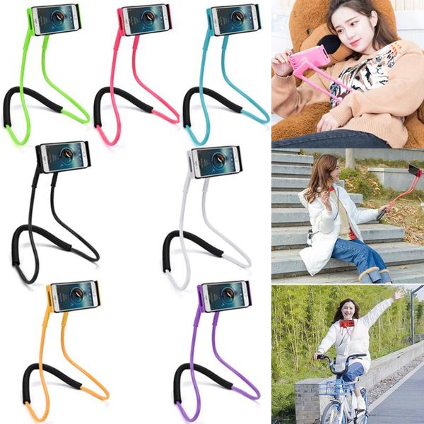 universal lazy hanging neck mobile phone stand mount necklace support bracket holder for flexible convenient cell mounts & holders
universal lazy hanging neck mobile phone stand mount necklace support bracket holder for flexible convenient cell mounts & holders