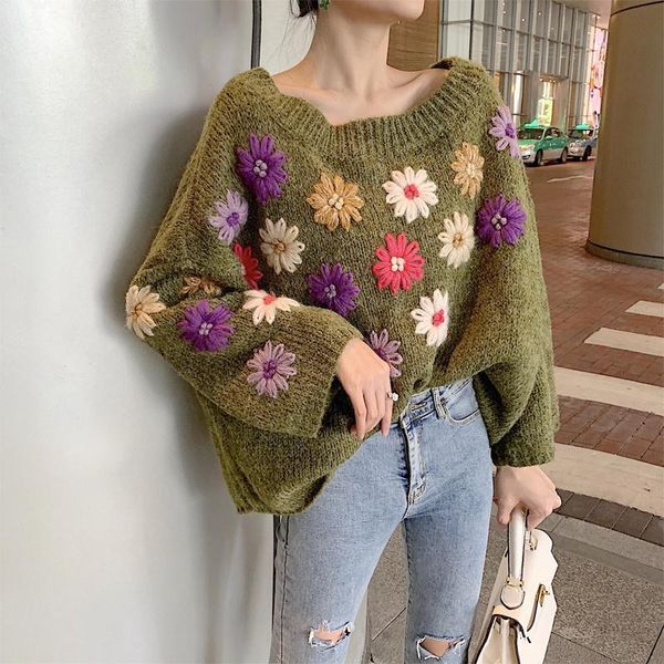 women's sweaters autumn winter fashion ladies long sleeve women knitting embroidered sweater solid round neck pullover jumper loose y33, White;black
women's sweaters autumn winter fashion ladies long sleeve women knitting embroidered sweater solid round neck pullover jumper loose y33, White;black