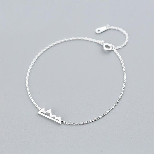 link, chain brand 100% 925 sterling silver snow mountain bracelets & bangles for women personality lady fashion jewelry, Black
link, chain brand 100% 925 sterling silver snow mountain bracelets & bangles for women personality lady fashion jewelry, Black
