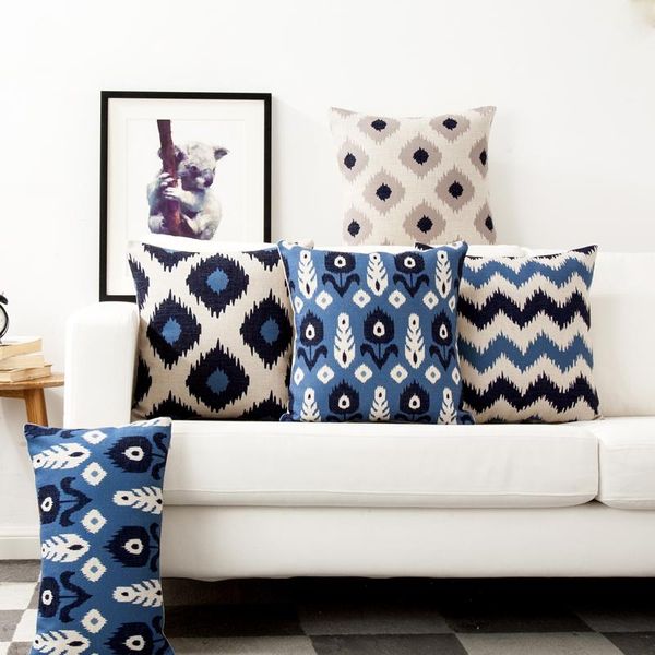 cushion/decorative pillow blue beige color geometry geometric printed throw cushion case cover decoration stripe for sofa car lumbar pillowc
cushion/decorative pillow blue beige color geometry geometric printed throw cushion case cover decoration stripe for sofa car lumbar pillowc