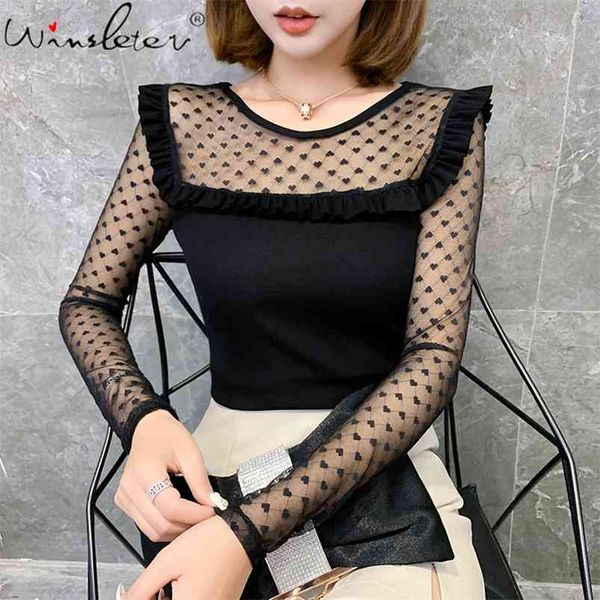 cotton summer tee shirt womens see-through transparent mesh long sleeve slim ladies o neck t-shirt arrival t03001b 210421, Black;gray
cotton summer tee shirt womens see-through transparent mesh long sleeve slim ladies o neck t-shirt arrival t03001b 210421, Black;gray