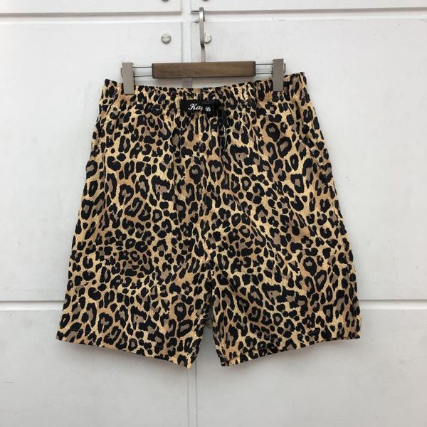 men's shorts men women quality nylon leopard pattern track mesh waterproof breeches 2021ss kapital, White;black
men's shorts men women quality nylon leopard pattern track mesh waterproof breeches 2021ss kapital, White;black