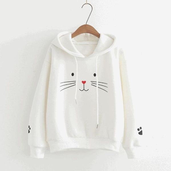 skinny cute cat hoodie print hood hoodies women winter korean sweatshirts pullovers thick sweater student hooded loose women's &, Black
skinny cute cat hoodie print hood hoodies women winter korean sweatshirts pullovers thick sweater student hooded loose women's &, Black