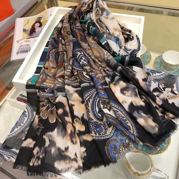 scarves fashion paisley print 100% cashmere scarf pashmina lightweight women autumn winter warm wraps shawl 200*100cm, Blue;gray
scarves fashion paisley print 100% cashmere scarf pashmina lightweight women autumn winter warm wraps shawl 200*100cm, Blue;gray