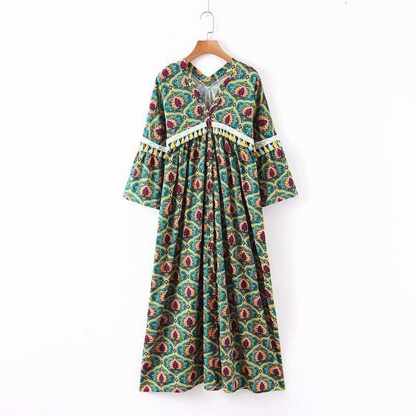 dresses women print bohemian beach es v-neck pompom half sleeve casual long spring summer boho ethnic style holiday maxi, Black;gray
dresses women print bohemian beach es v-neck pompom half sleeve casual long spring summer boho ethnic style holiday maxi, Black;gray