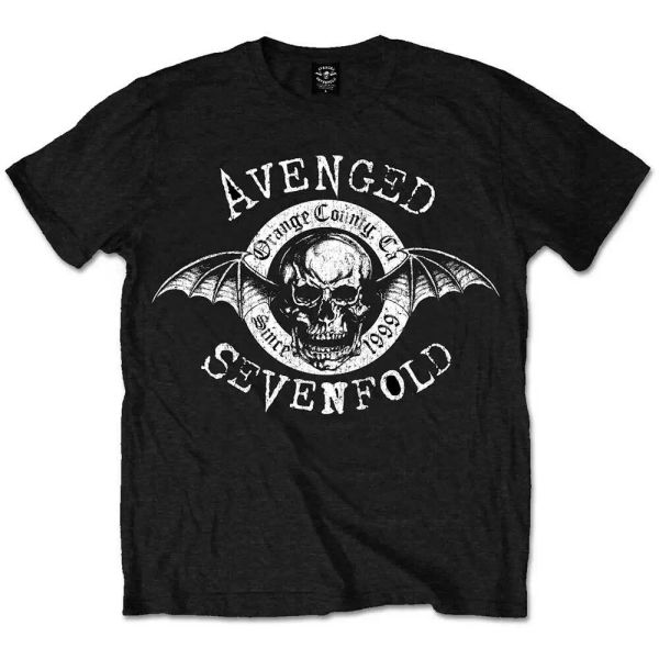 official avenged sevenfold t shirt origins black mens classic punk rock metal, White;black
official avenged sevenfold t shirt origins black mens classic punk rock metal, White;black