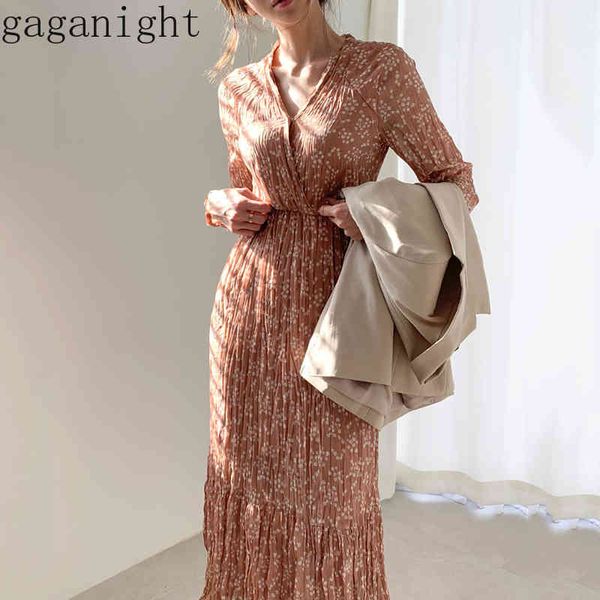 gaganight floral chic women maxi dress long sleeve v neck slim fashion dresses chiffon spring autumn pleated vintage vestidos 210519, Black;gray
gaganight floral chic women maxi dress long sleeve v neck slim fashion dresses chiffon spring autumn pleated vintage vestidos 210519, Black;gray